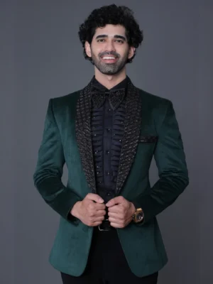 Green Tuxedo Suit