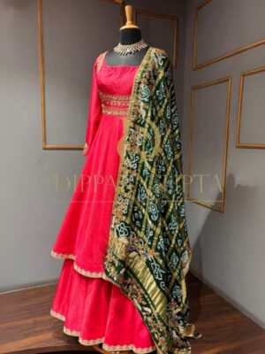 2 layer Anarkali