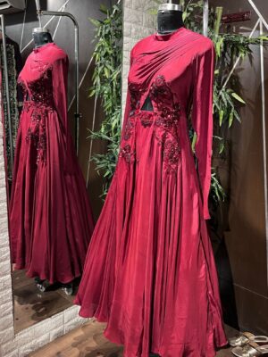 Drape gown