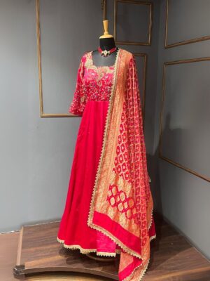 Thread Embroidery Anarkali